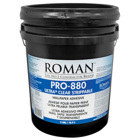 Roman Decorating Construction Adhesive, Clear, 5 gal 12405